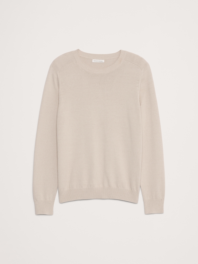 Cotton Crew-Neck Sweater