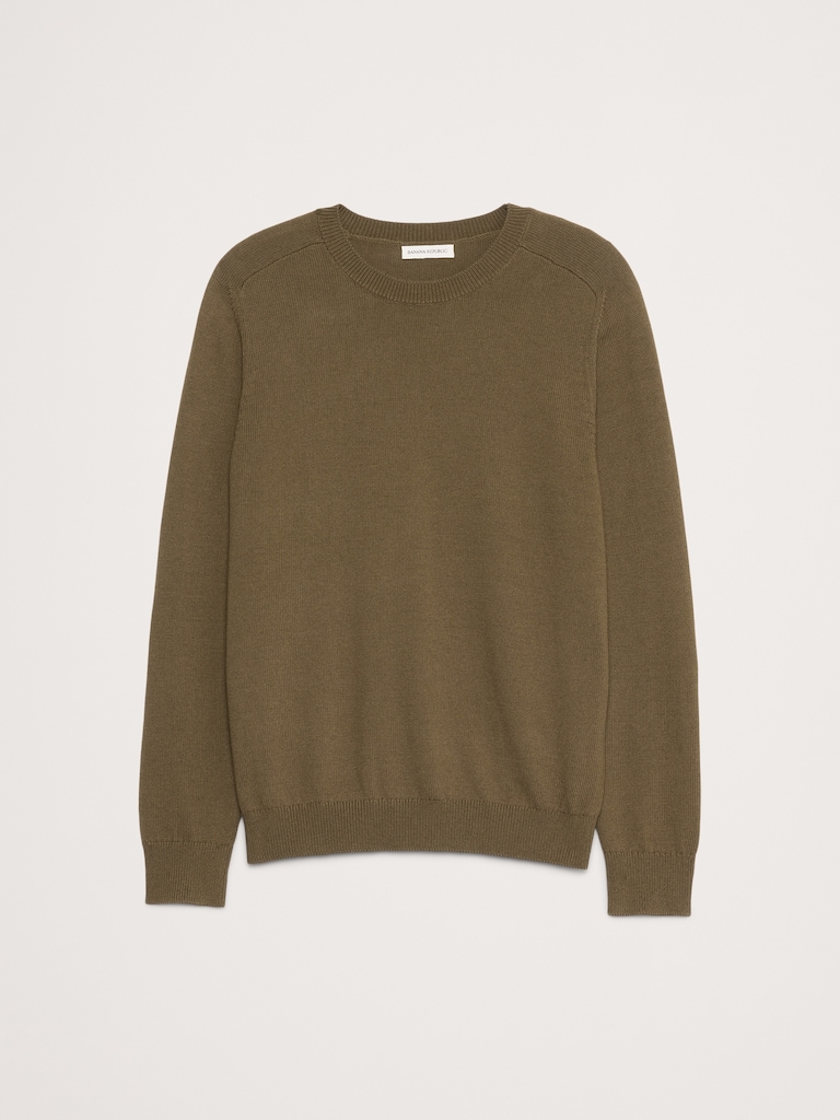 Cotton Crew-Neck Sweater