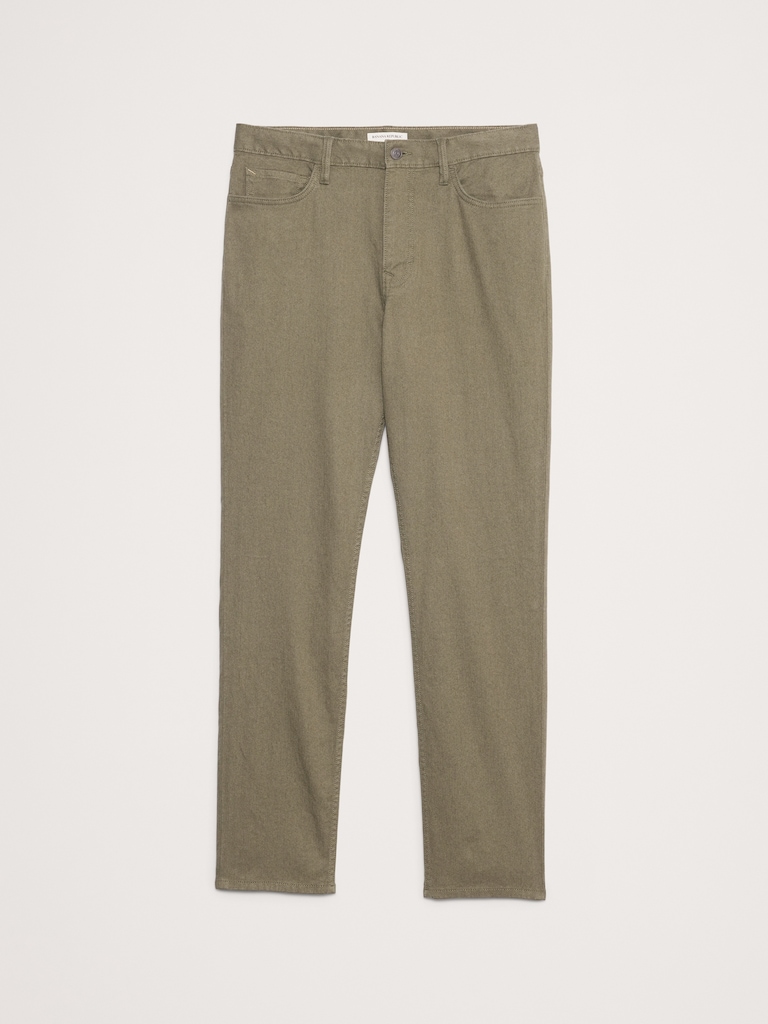Slim Linen-Cotton Traveler Pant