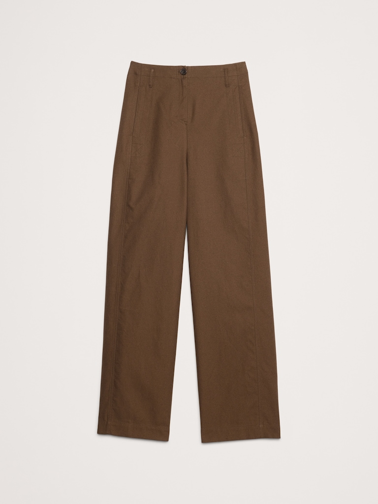 Ultra-High Rise Barrel Soft Chino