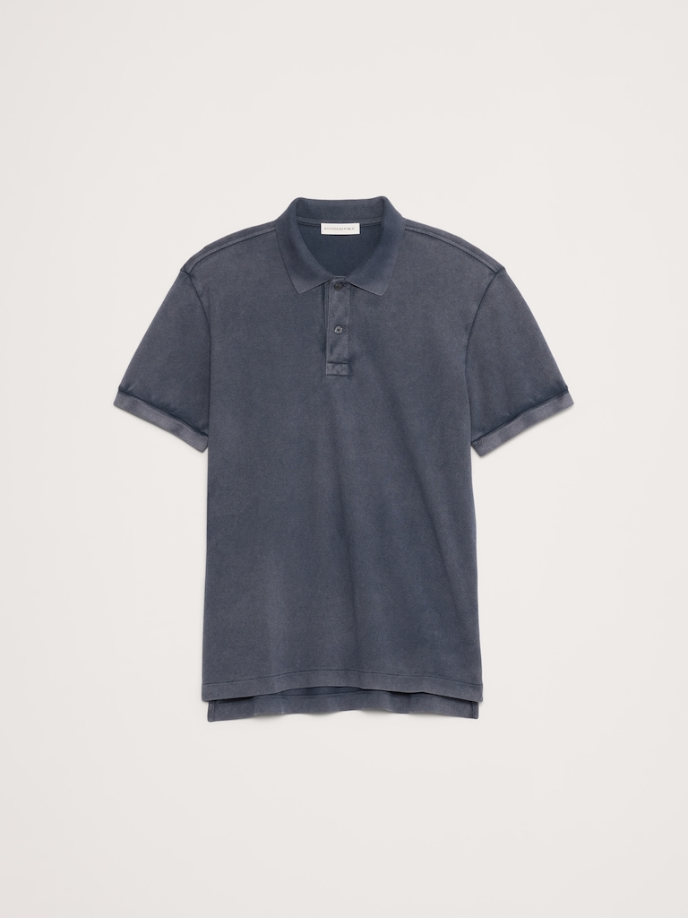 Sun-Washed Pique Polo