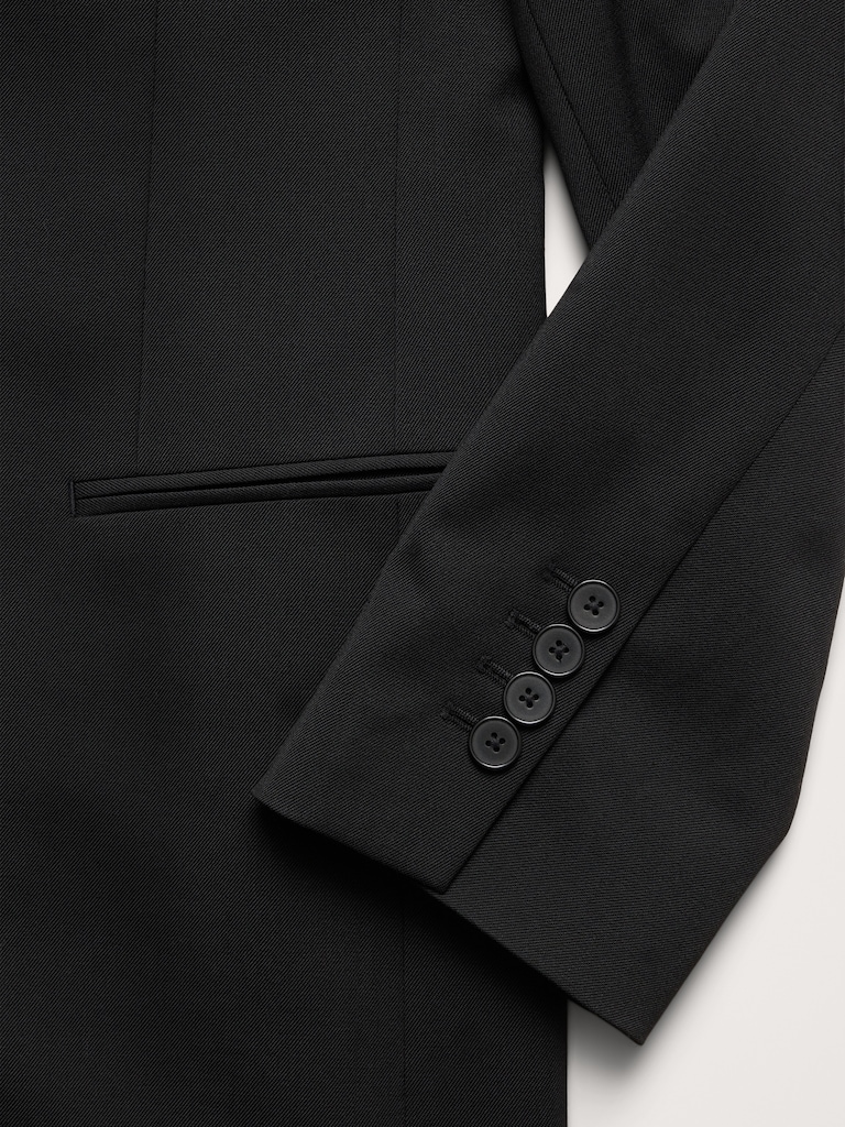 Oversized Twill Blazer