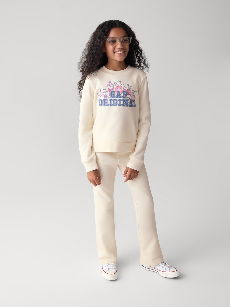 Kids Relaxed Gap Logo Bootcut Joggers