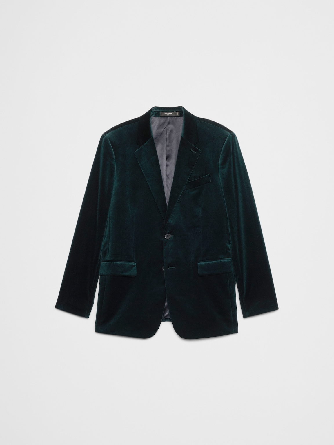 Tailored-Fit Velvet Jacket