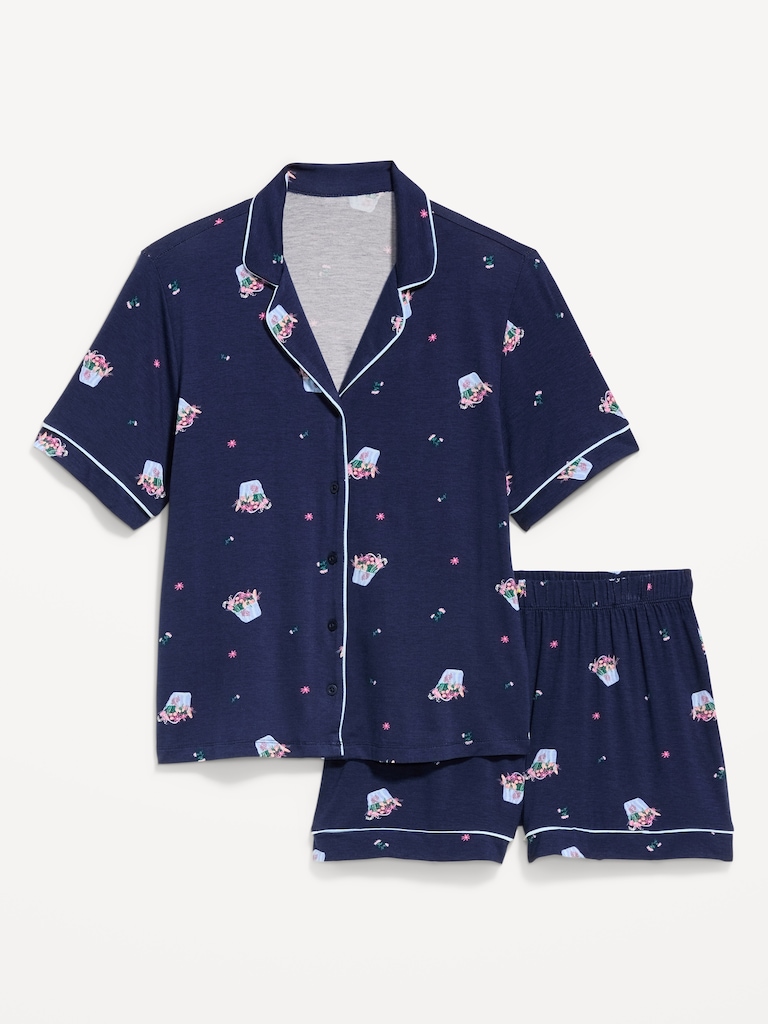 Sunday Sleep Knit Jersey Short Set