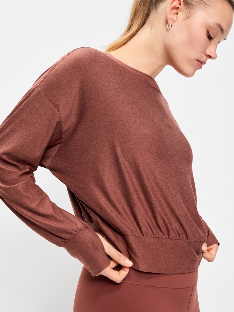 CloudMotion Boatneck Top