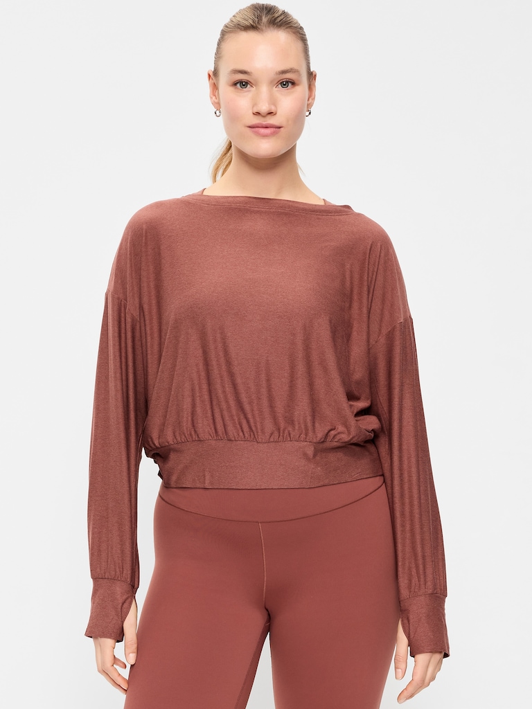 CloudMotion Boatneck Top