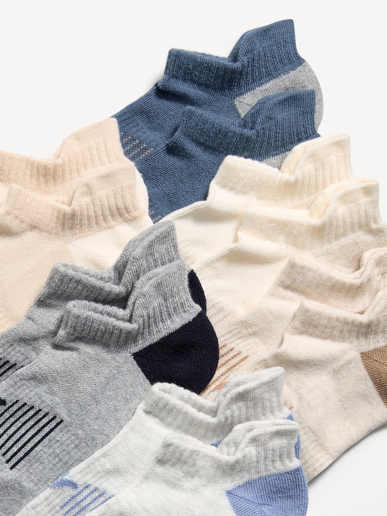 6-Pack Athletic Ankle Socks for Men