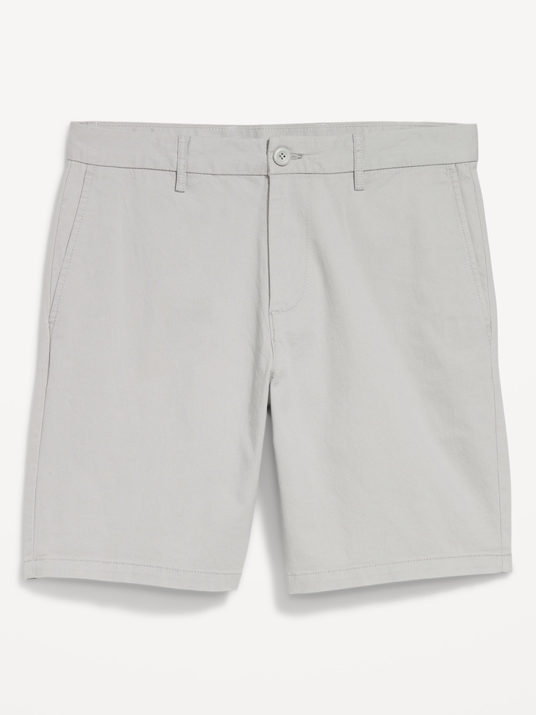 Slim Built-In Flex Rotation Chino Shorts -- 8-inch inseam