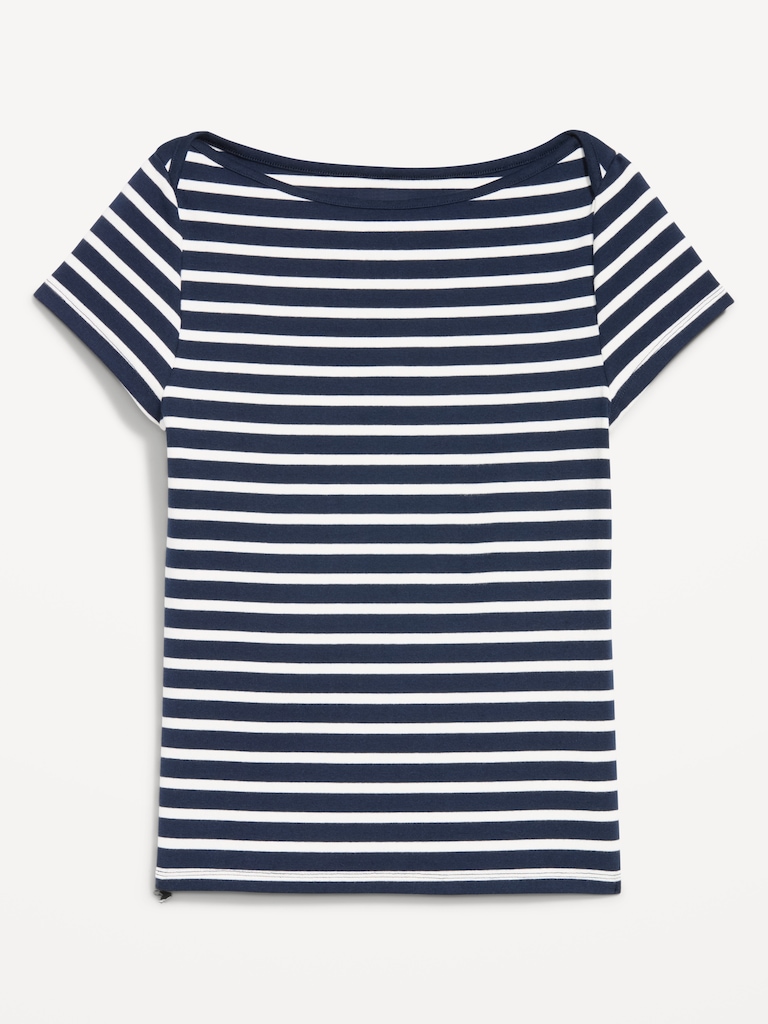 Snug Boat-Neck T-Shirt