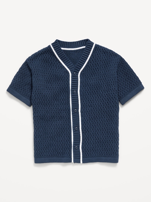 Oversized Oversized Baseball Jersey Sweater for Toddler Boys on clearance at Old Navy — 50% off
