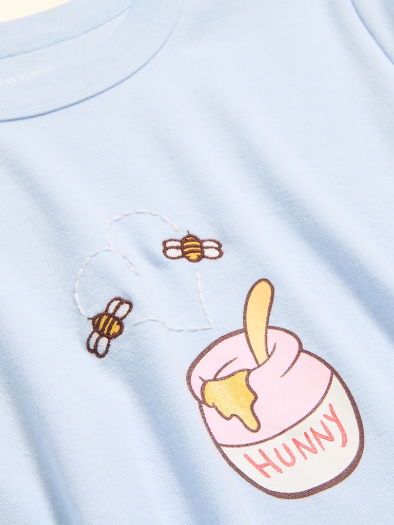 Old Navy x Disney Winnie the Pooh Short Sleeve Ringer T-Shirt for Women