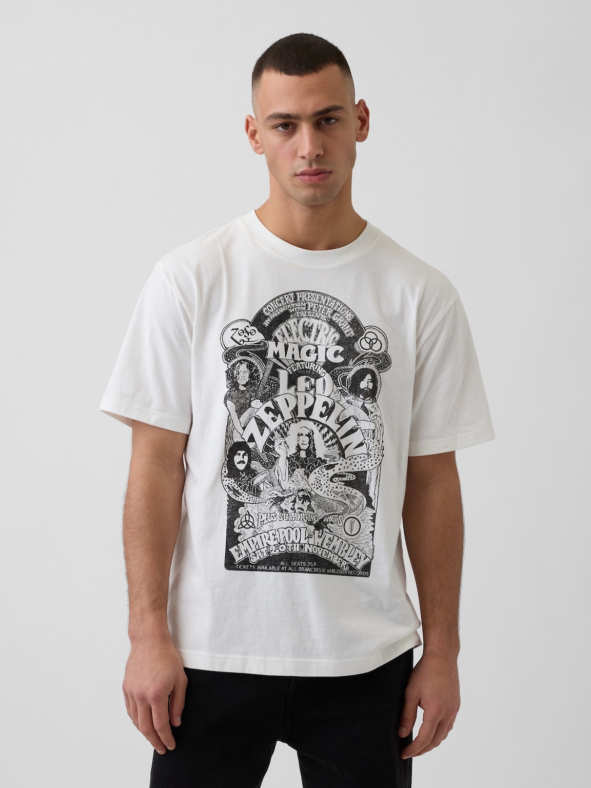 Led Zeppelin Relaxed Graphic T-Shirt