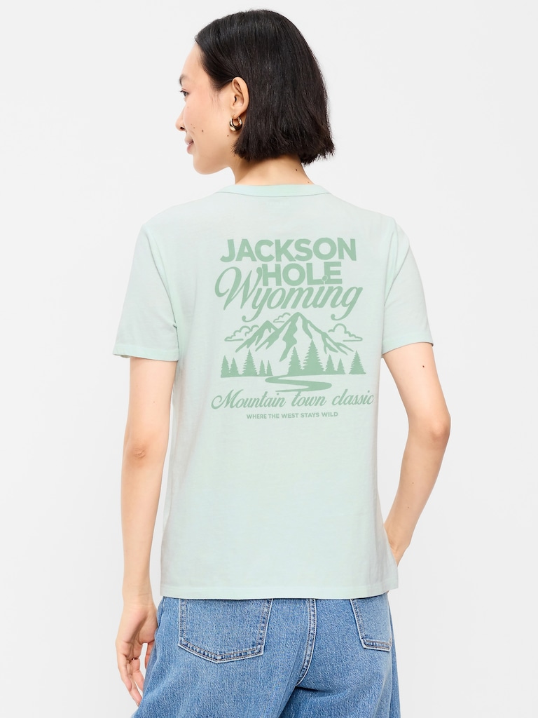 EveryWear Crew-Neck Graphic T-Shirt