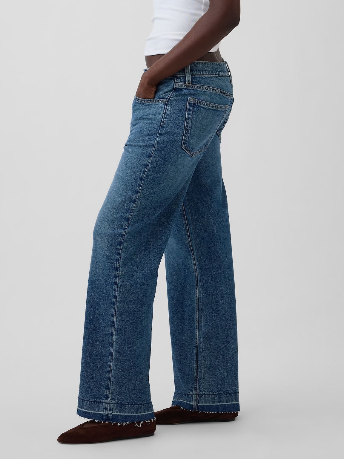 Low Rise '90s Loose Jeans
