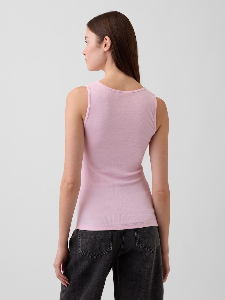 Gap Logo Ribbed Tank Top