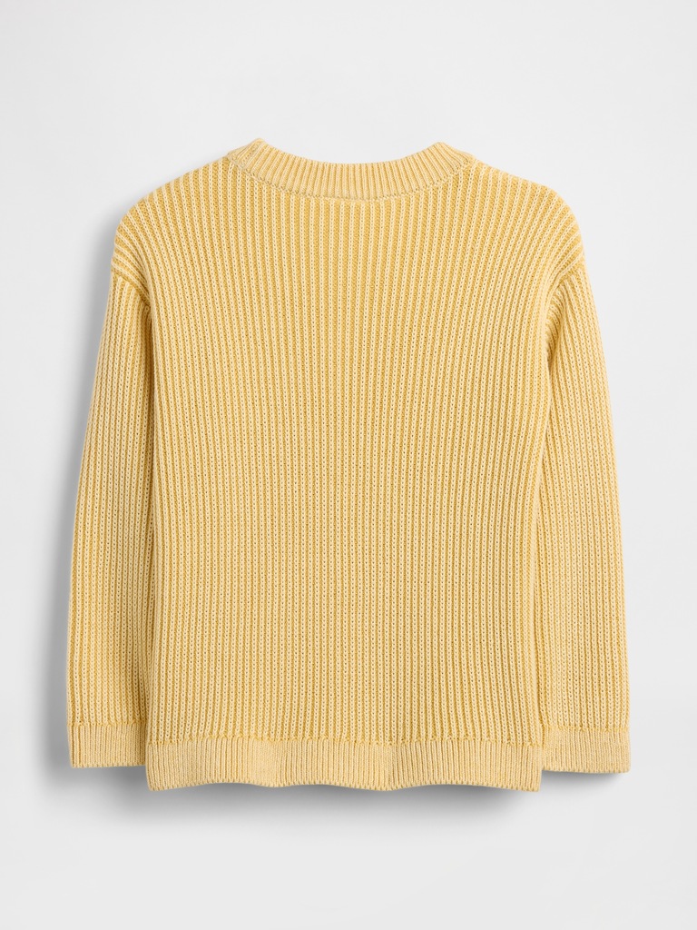 Baby & Toddler Shaker-Stitch Sweater