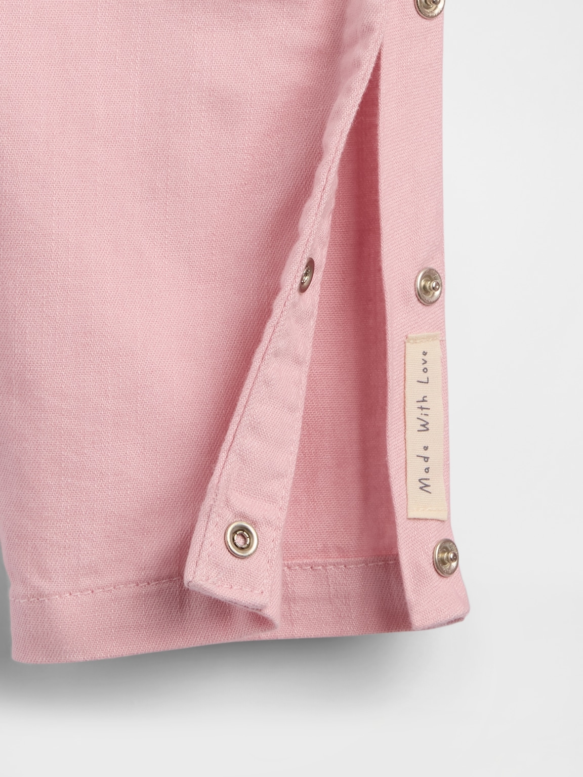 Baby Denim Heart Pocket One-Piece