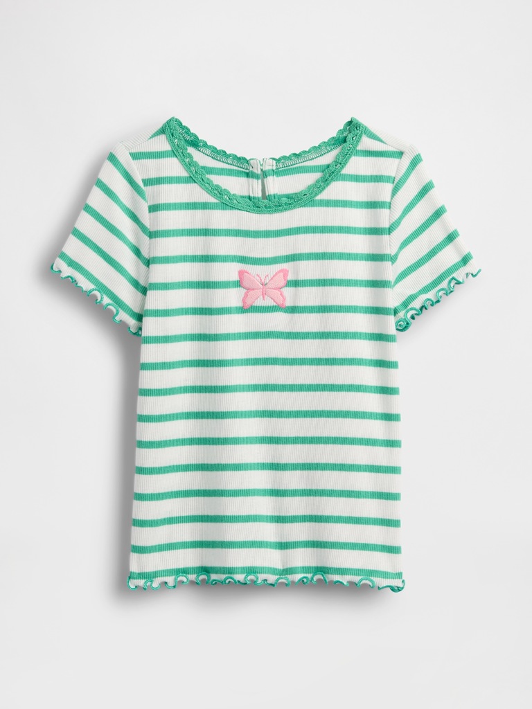 Baby & Toddler Embroidered Rib T-Shirt