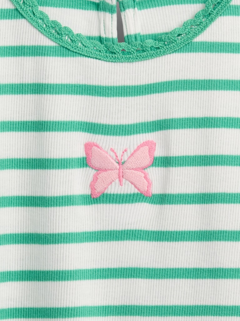 Baby & Toddler Embroidered Rib T-Shirt