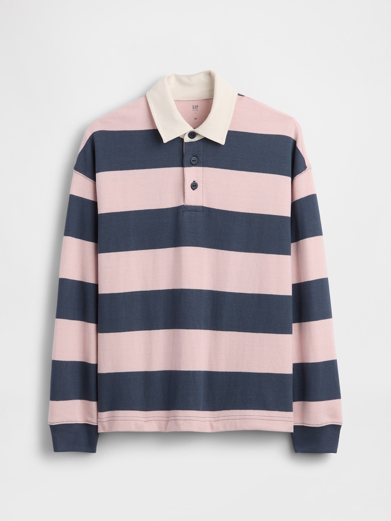 Kids Relaxed Jersey Polo Shirt