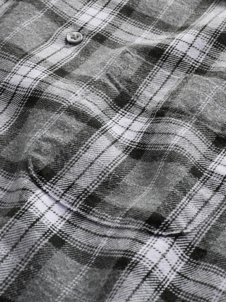Organic Cotton Relaxed Flannel Shirt
