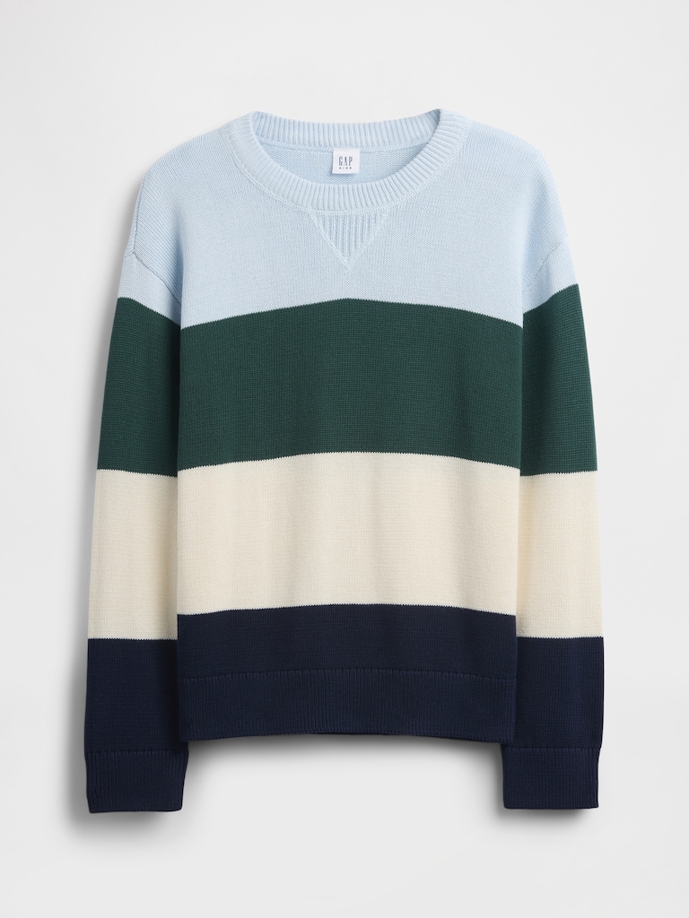 Kids Relaxed Crewneck Sweater