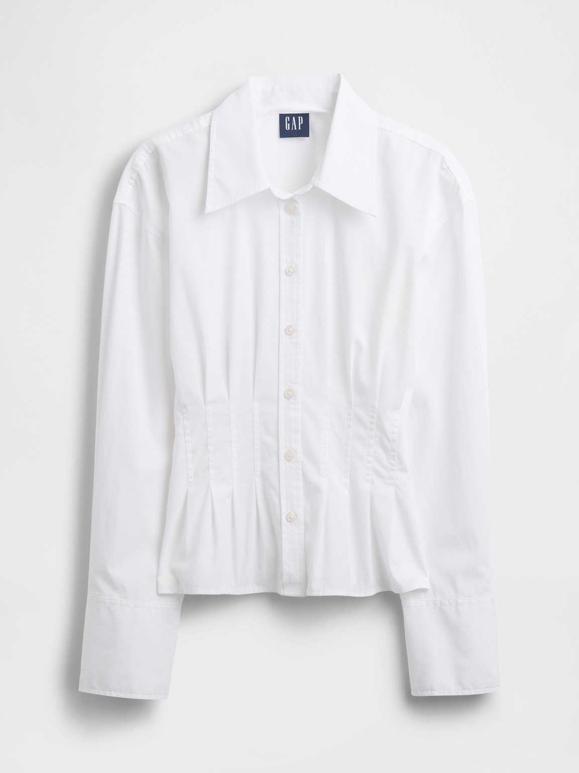 Organic Cotton Poplin Fitted Shirt