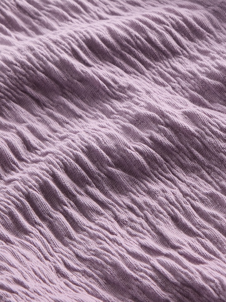 Kids Crinkle Knit Ruffle Top