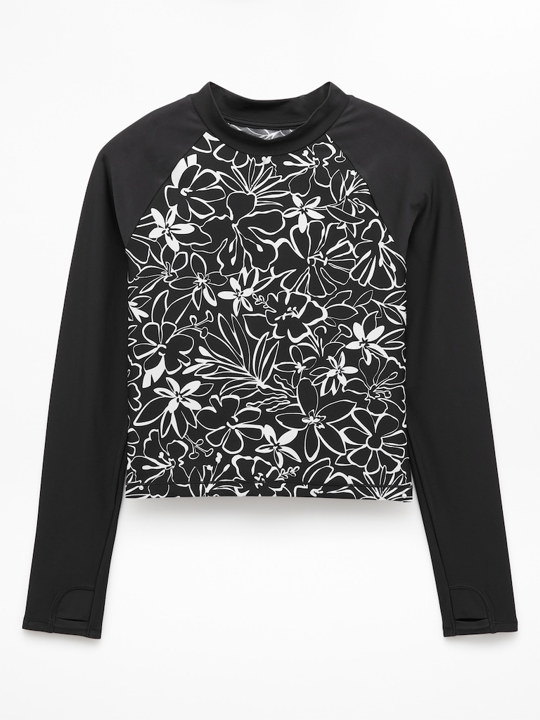 Athleta Girl Mock Neck Rashguard