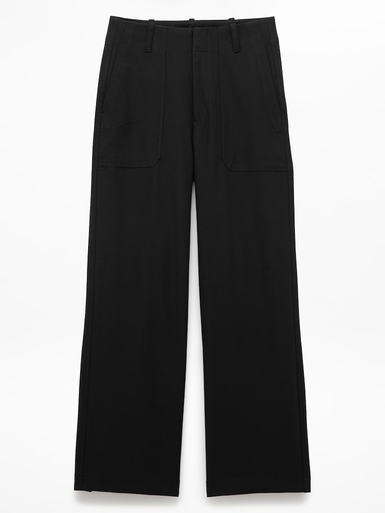 Skyline Mid Rise Wide Leg Pant