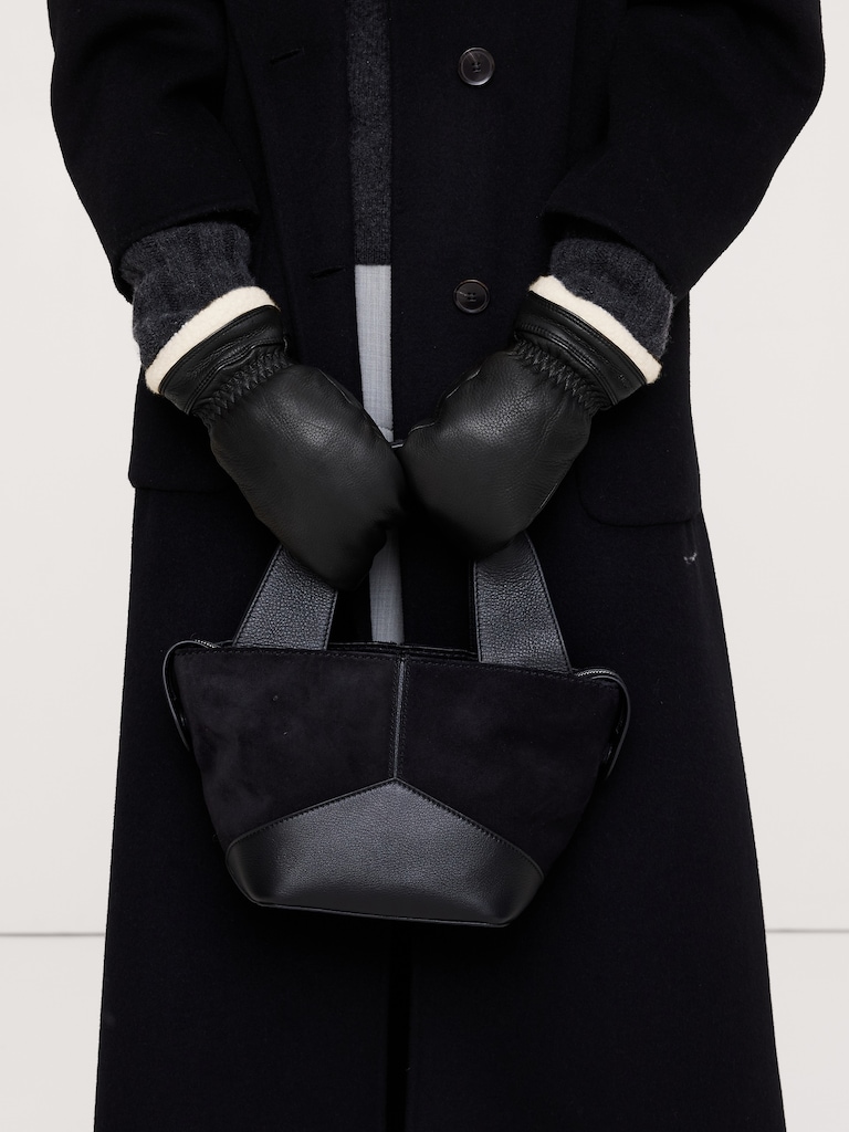 Boda Leather Mittens by Hestra