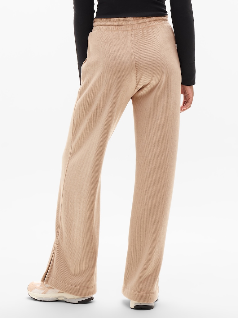 Athleta Girl Cozy Rib Wide Leg Pant