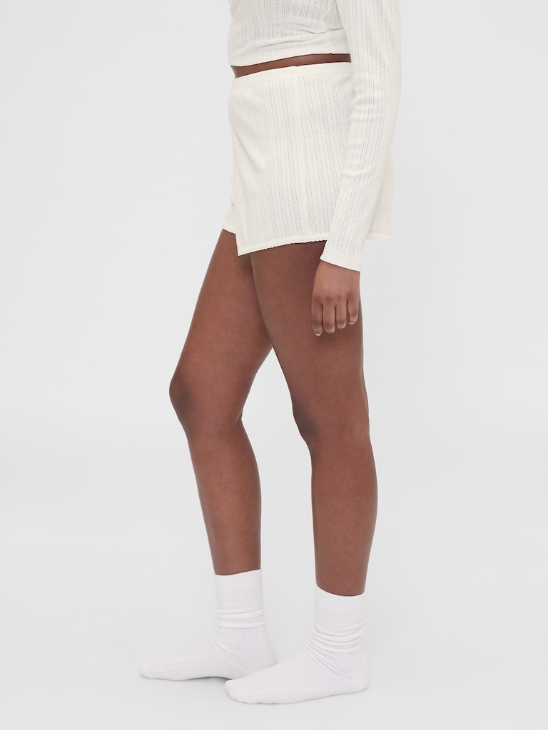 Gap × Summer Fridays Pointelle PJ Shorts