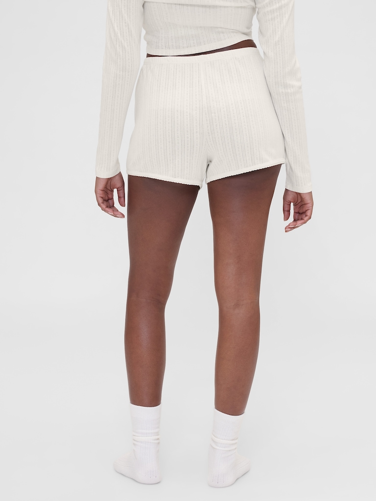 Gap × Summer Fridays Pointelle PJ Shorts