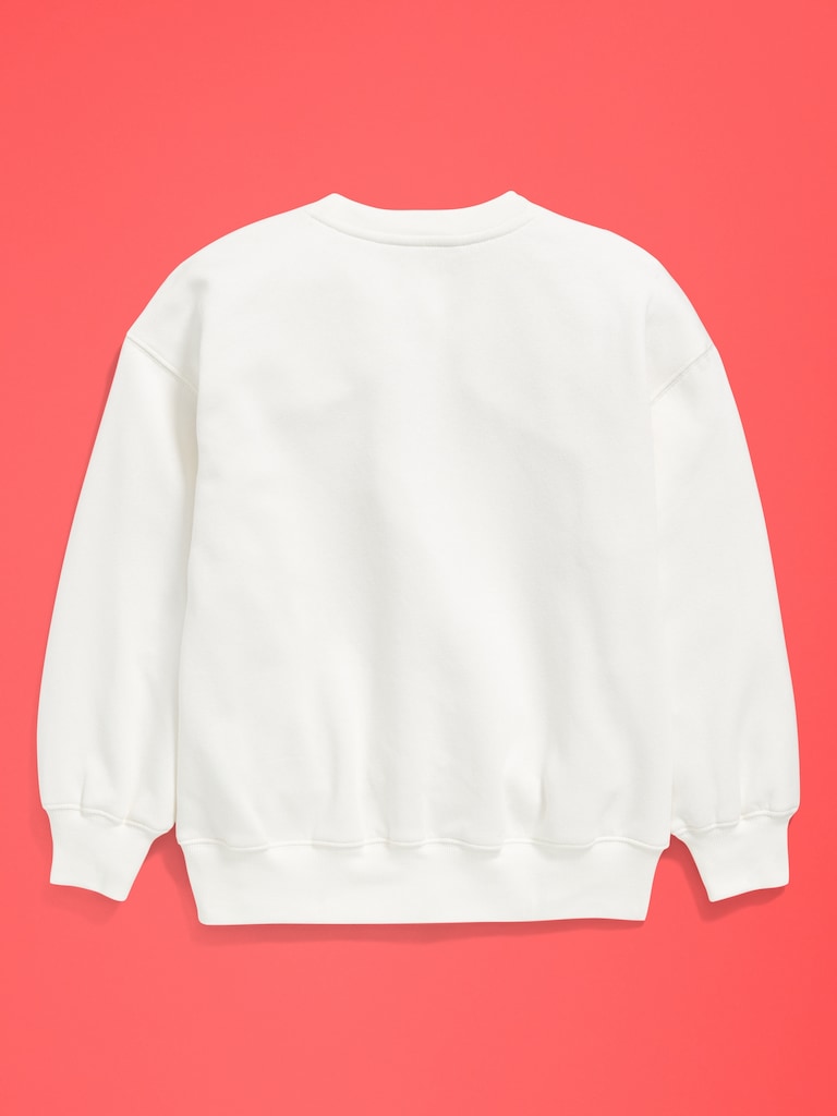 Old Navy x Disney Oversized Minnie Logo-Graphic Tunic Sweatshirt for Girls