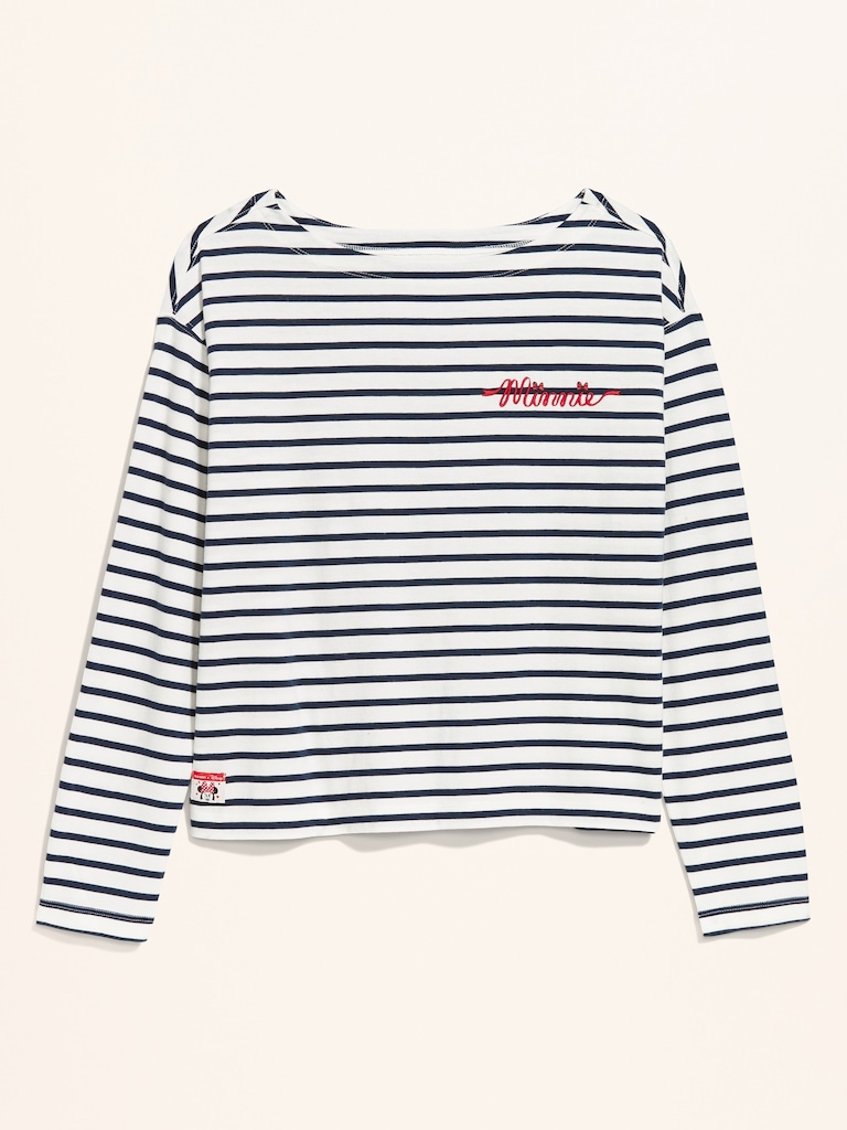 Old Navy x Disney Minnie Mouse Long-Sleeve Mariner T-Shirt for Women