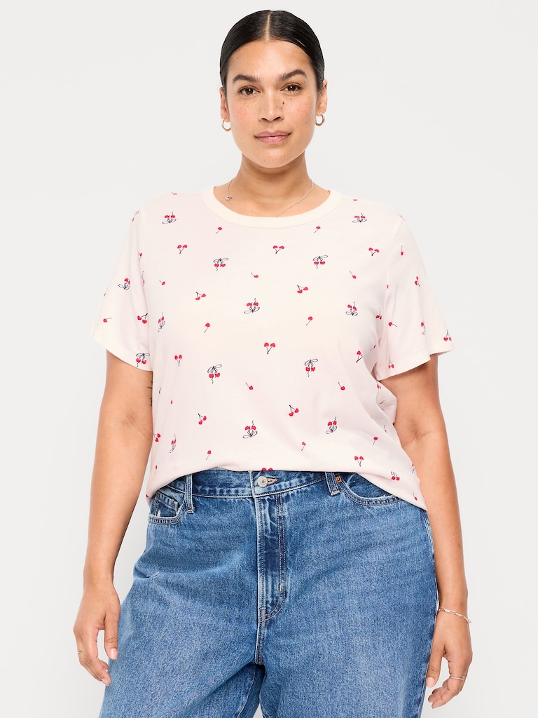 EveryWear Crew-Neck Printed T-Shirt