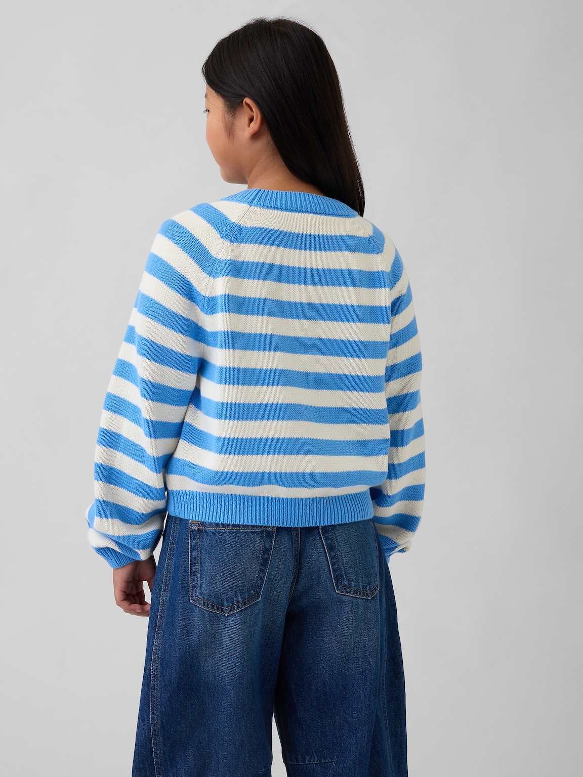 Kids Relaxed Graphic Crewneck Sweater