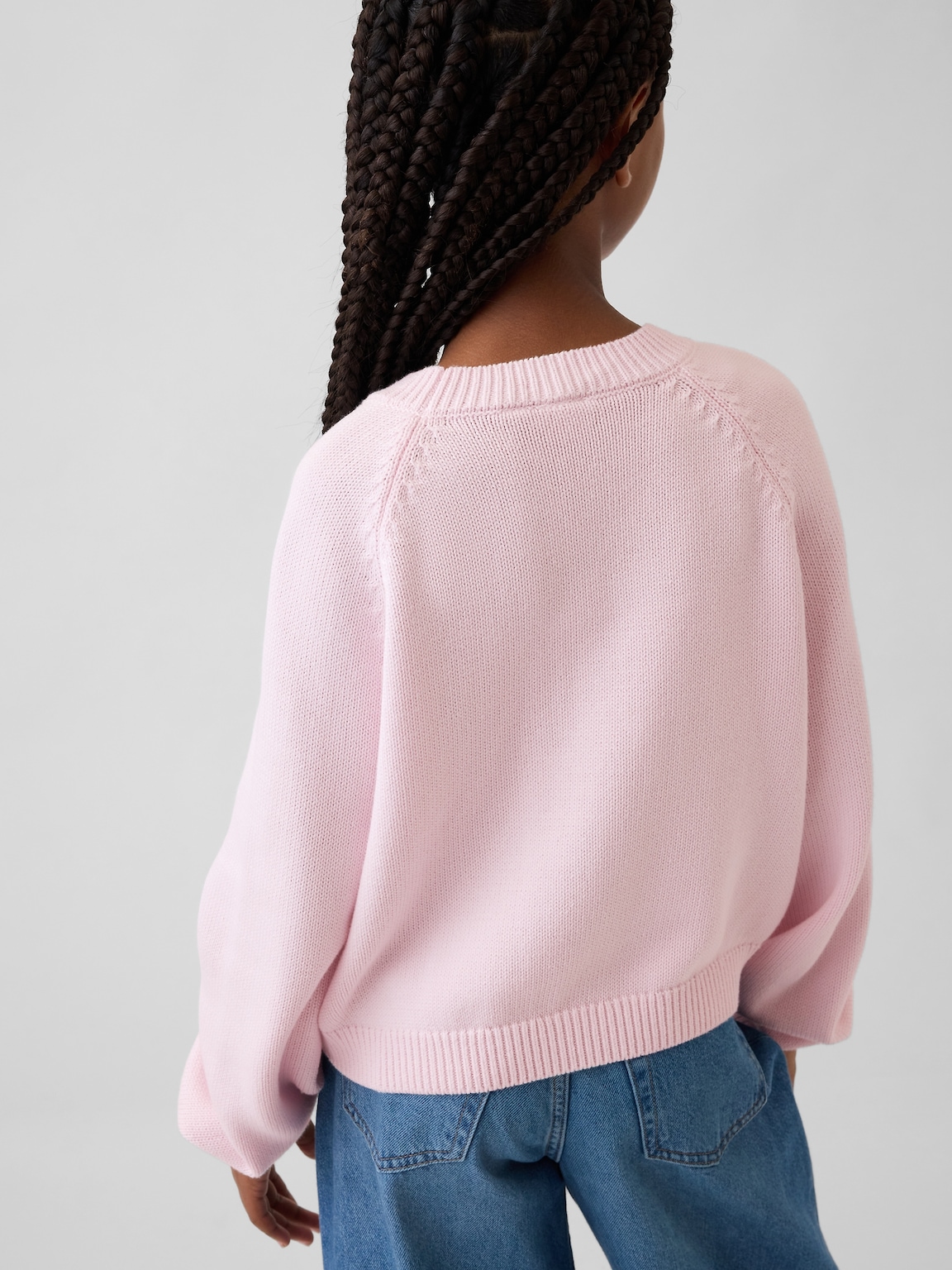 Kids Relaxed Graphic Crewneck Sweater