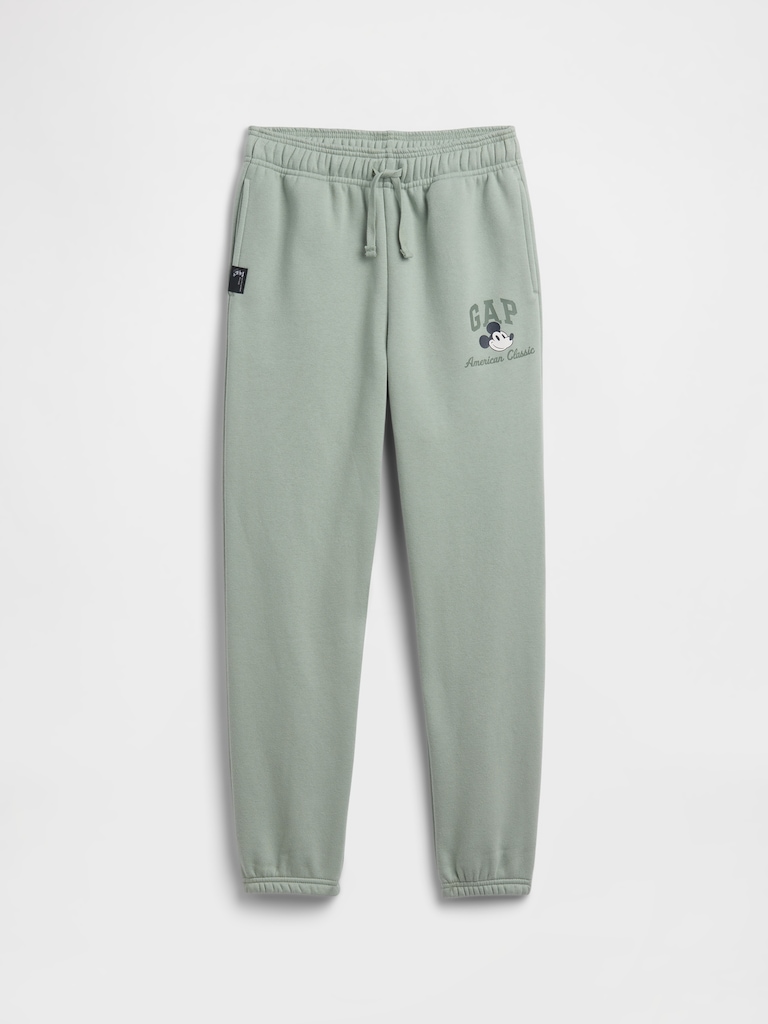 GapKids × Disney Mickey Mouse Relaxed Logo Joggers