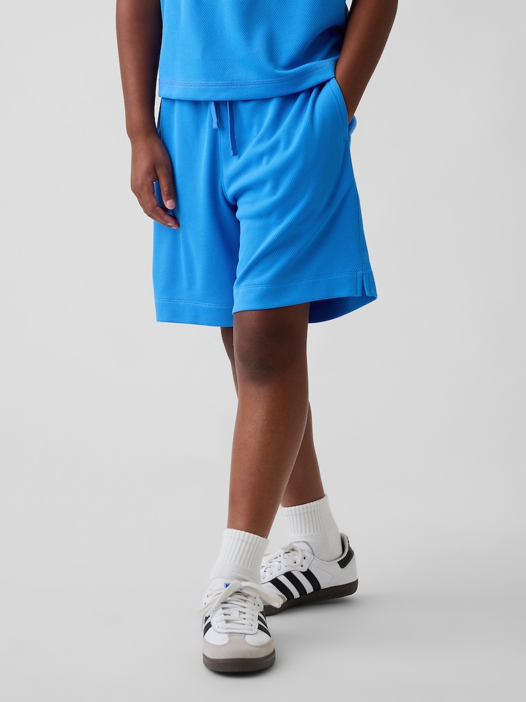Kids GapFit Tech Recycled Mesh Shorts