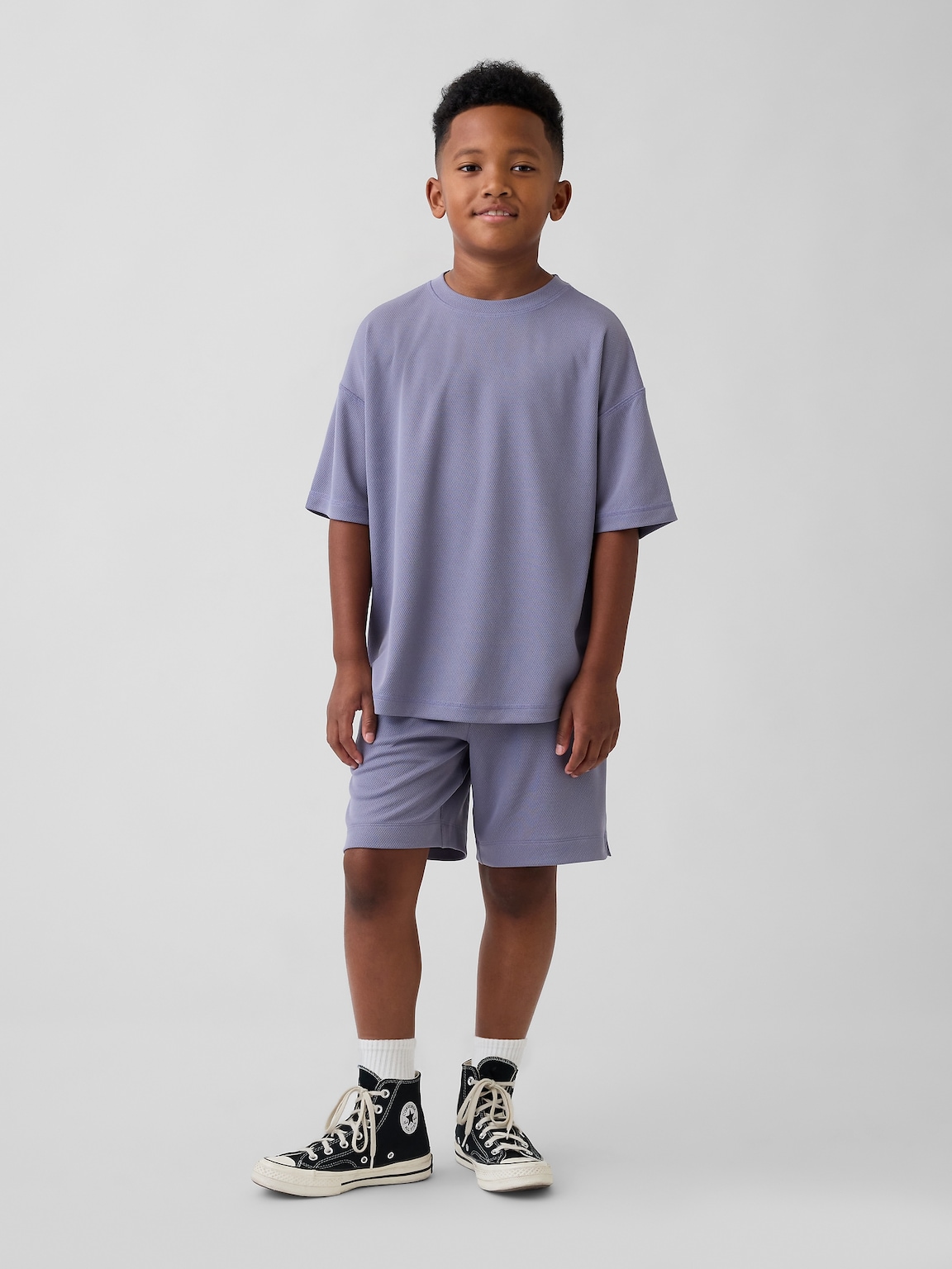 Kids GapFit Tech Recycled Mesh Shorts