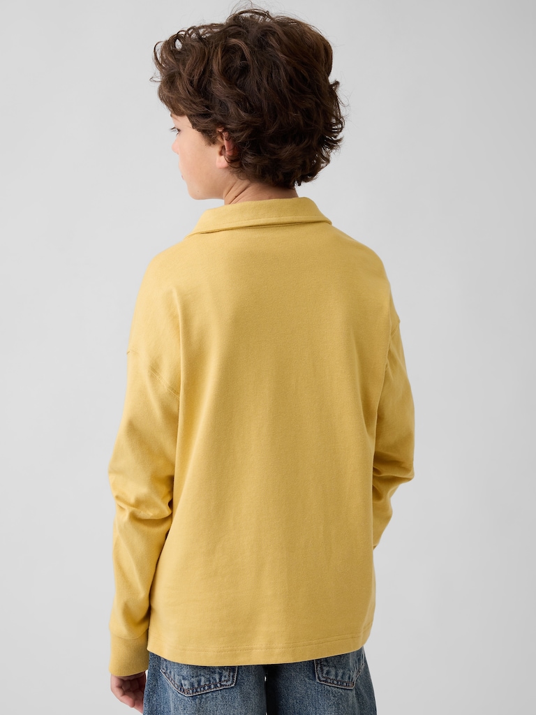 Kids Relaxed Stripe Polo Shirt