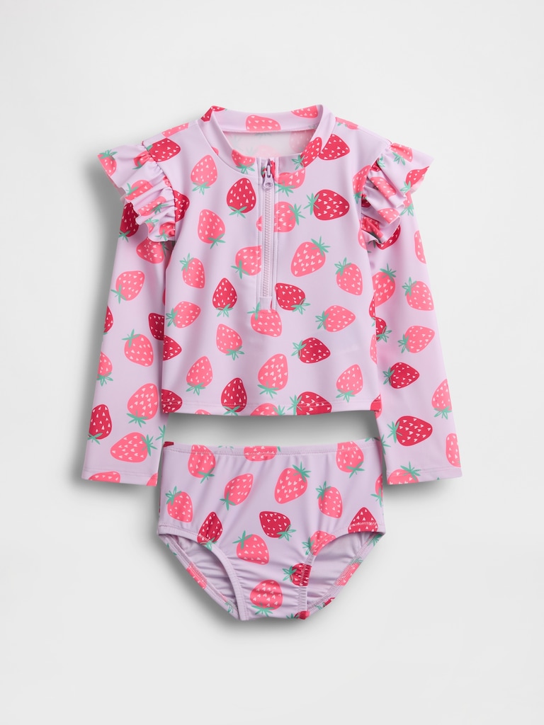 Baby & Toddler Rash Guard Swim Two-Piece