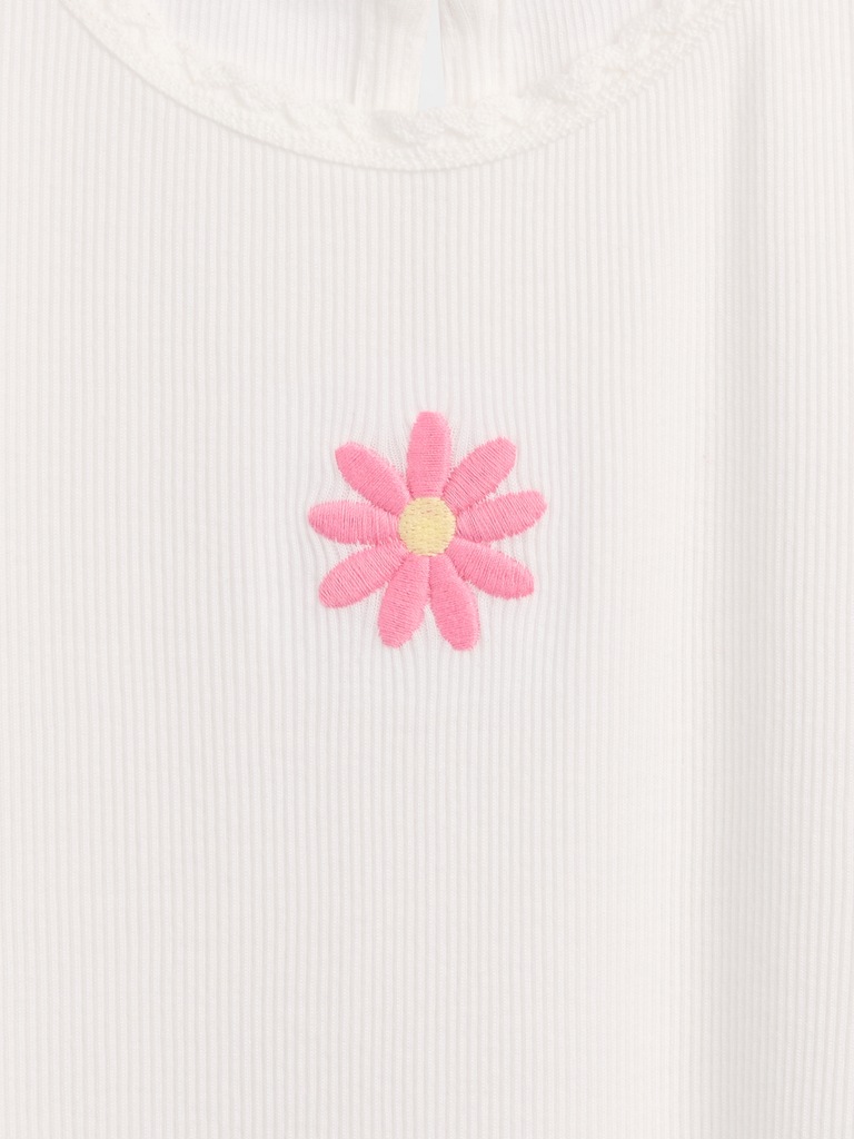 Baby & Toddler Embroidered Rib T-Shirt
