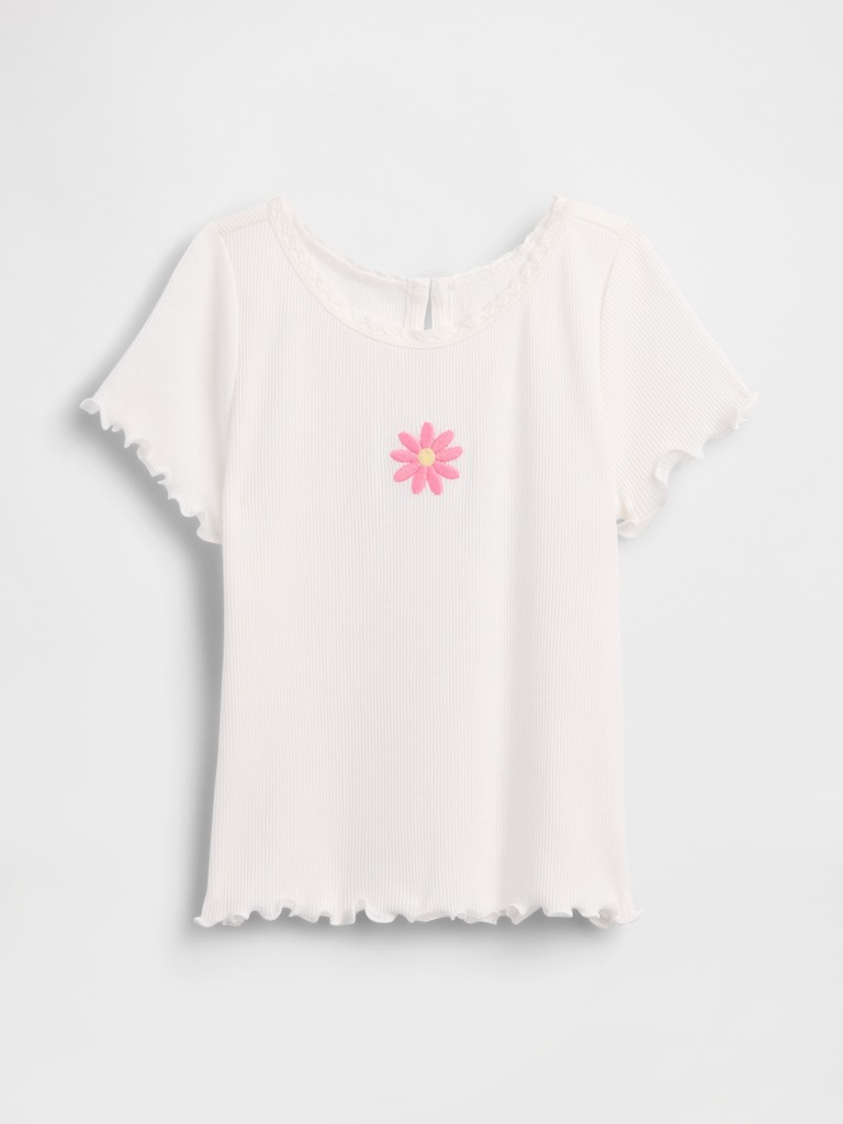 Baby & Toddler Embroidered Rib T-Shirt