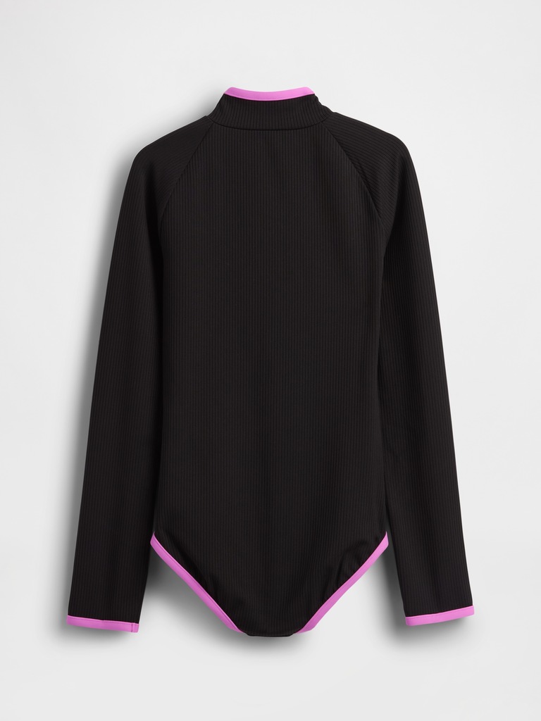 Kids Rash Guard One-Piece Swimsuit