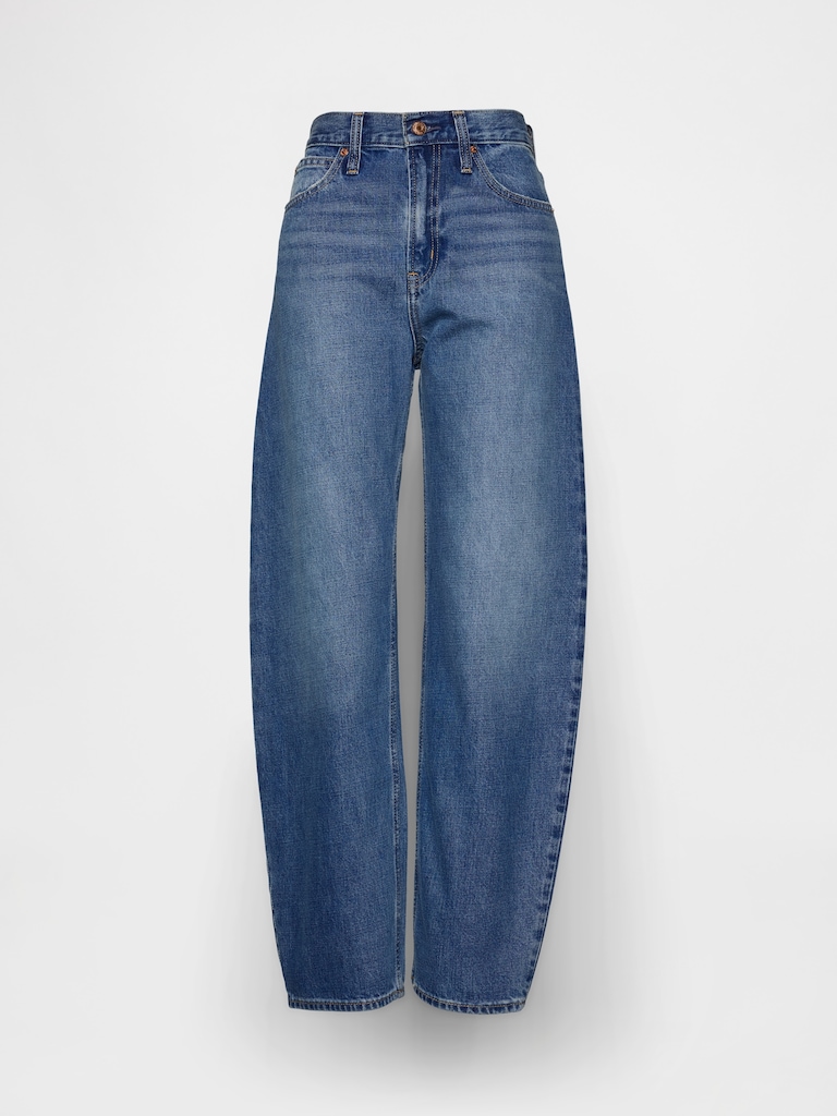 High Rise Barrel Jeans