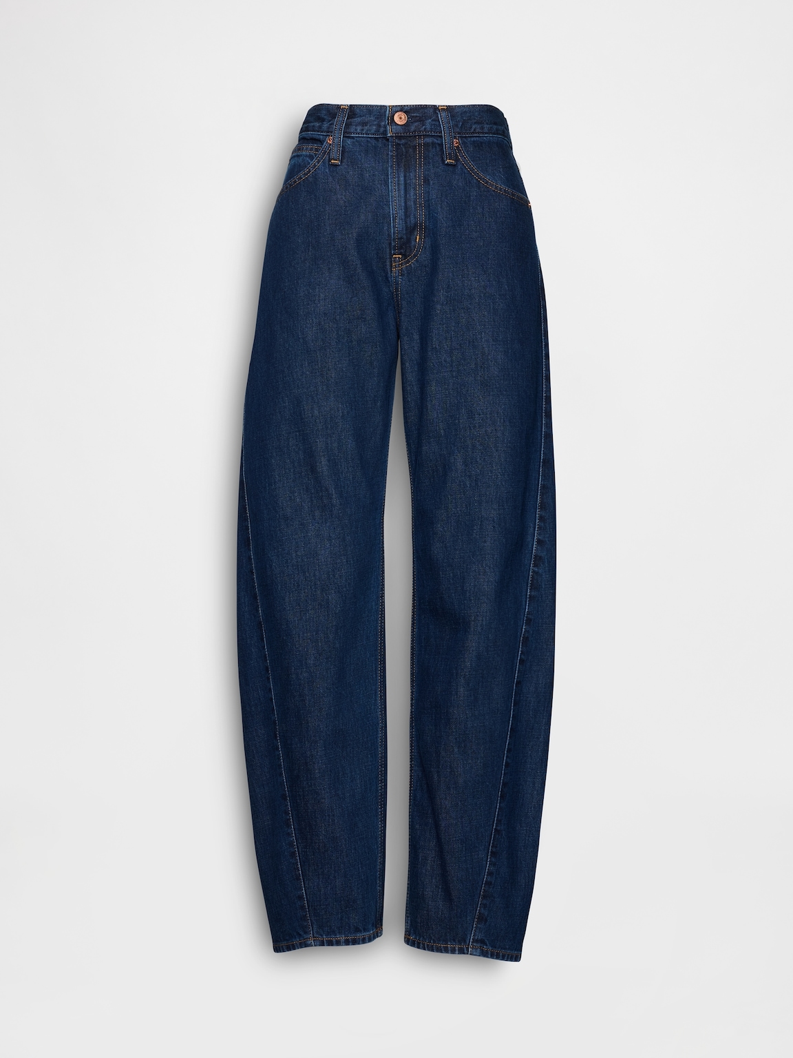 High Rise Barrel Jeans